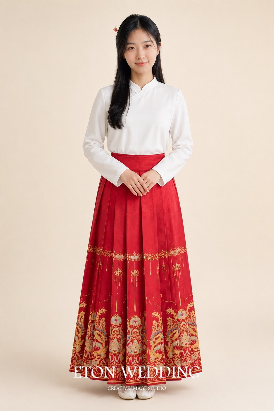 馬面裙,馬面裙推薦,中式裙,馬面服,馬面服婚紗